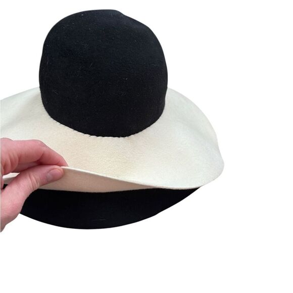 Esccello 100% Wool Two tone Hat Frank Olive - Picture 4 of 7